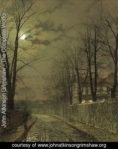 John Atkinson Grimshaw - December Moonlight