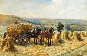 John Atkinson Grimshaw - The Harvesters