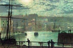 John Atkinson Grimshaw - Whitby From Station Quay