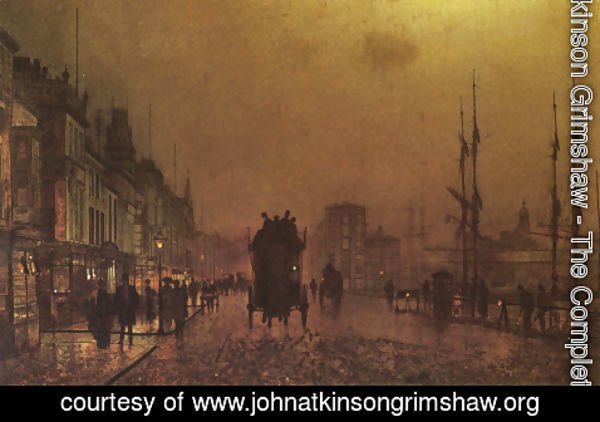 John Atkinson Grimshaw - Glasgow Docks