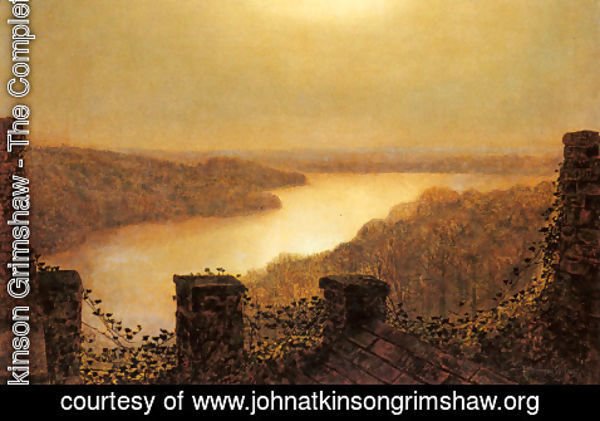 John Atkinson Grimshaw - Roundhaylake, From Castle