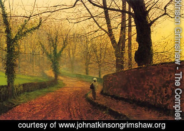 John Atkinson Grimshaw - Stapleton Park near Pontefract