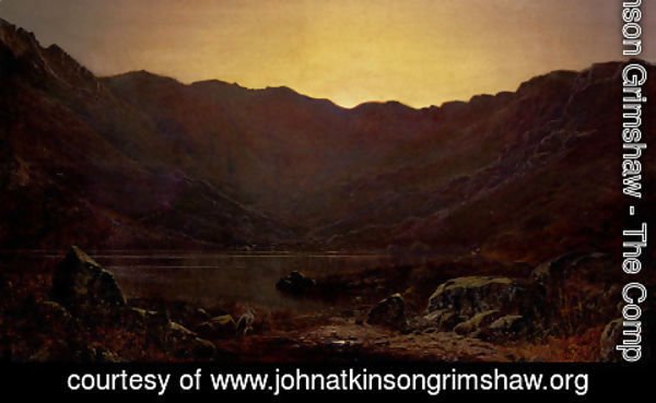 John Atkinson Grimshaw - The Heron's Haunt