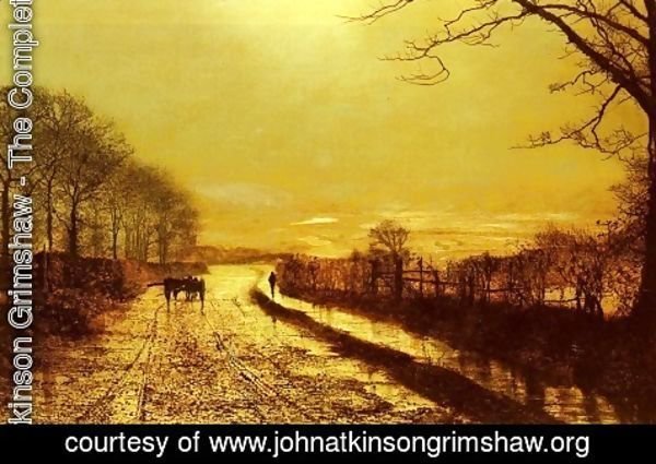 John Atkinson Grimshaw - Wharfedale
