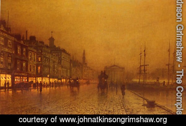 John Atkinson Grimshaw - Greenock Dock