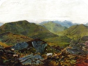 John Atkinson Grimshaw - Landscape in the Lake District