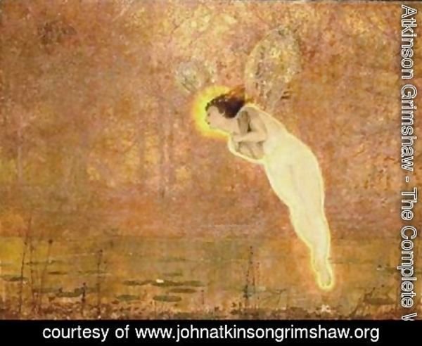 John Atkinson Grimshaw - Iris: Her Autumnal Errand