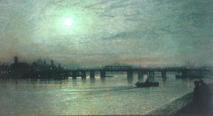 John Atkinson Grimshaw - Battersea Bridge 1885