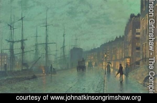 John Atkinson Grimshaw - Glasgow docks 2