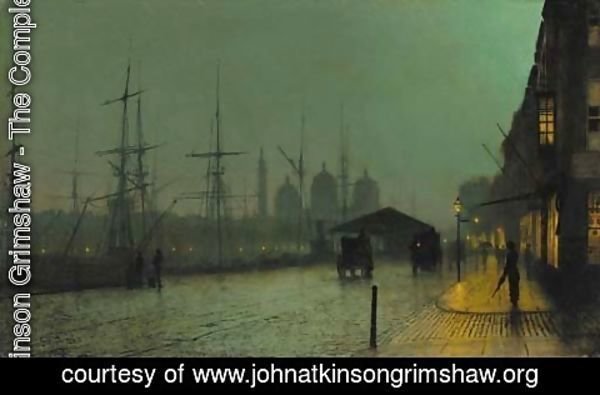 John Atkinson Grimshaw - Prince's Dock, Hull