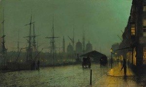 John Atkinson Grimshaw - Prince's Dock, Hull