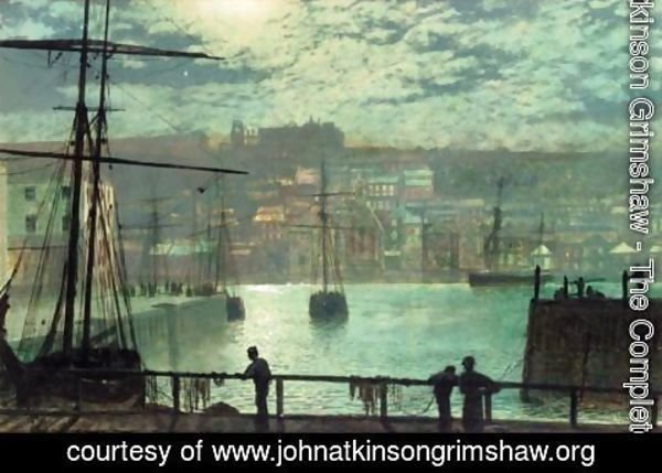 John Atkinson Grimshaw - Whitby From Station Quay
