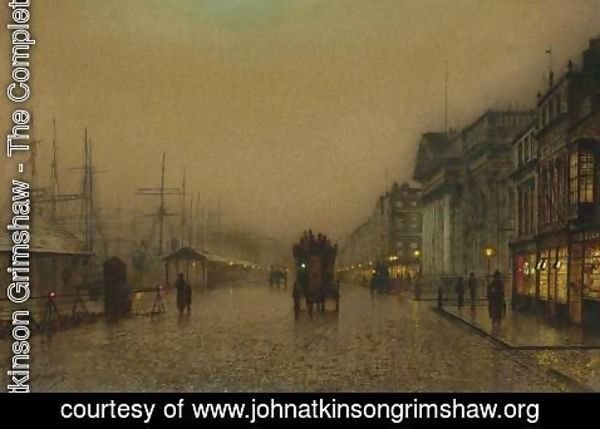 John Atkinson Grimshaw - Salthouse Docks, Liverpool 2