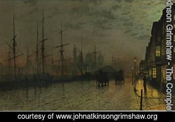 John Atkinson Grimshaw - Prince's Dock, Hull 2