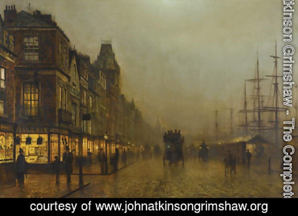John Atkinson Grimshaw - Liverpool Docks