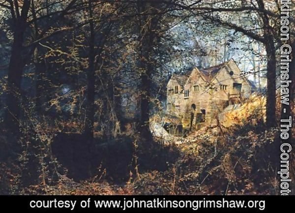 John Atkinson Grimshaw - Autumn Glory The Old Mill