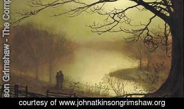 John Atkinson Grimshaw - Roundhay lake