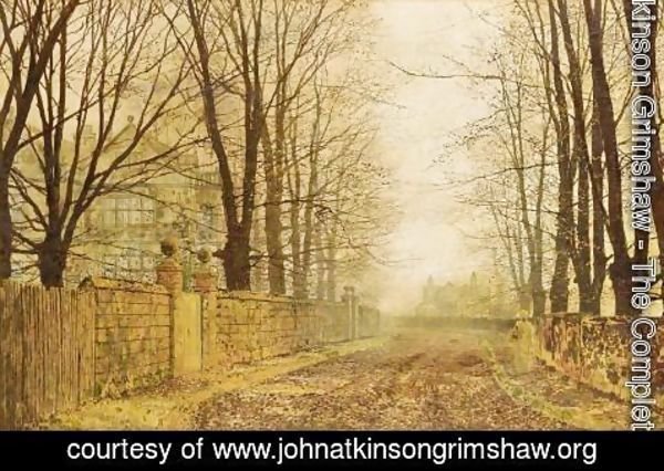 John Atkinson Grimshaw - Golden Eve 2